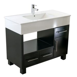 30) Vanitory Laqueado con mesada Losa 100x47 cm