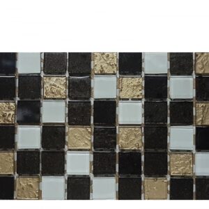 81) Malla Vetro 3x3 Marrone Beige 20x30 cm
